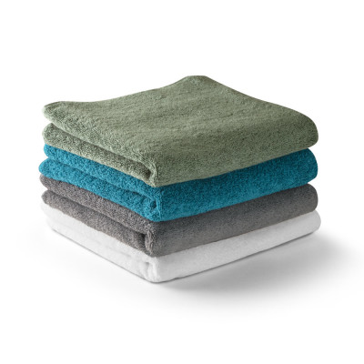 BARDEM L. Bath towel (500 g/m²) in cotton (82) and recycled cotton (18)